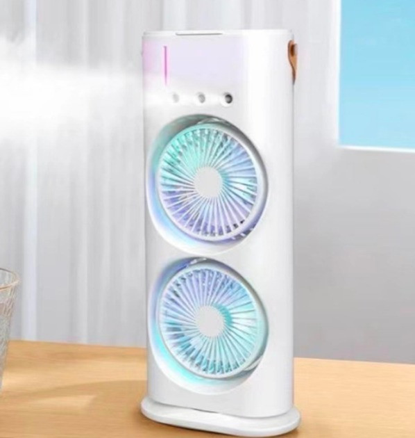 Портативний зволожувач повітря LY-887 з вентилятором і LED-підсвіткою, фото 1