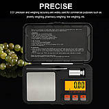 Точні електронні ювелірні ваги Azeno AZ-0115 з калібрувальним вантажем, фото 10