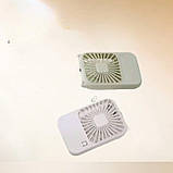 Мінівентилятор AND064 з USB-зарядкою і гачком для підвішування, фото 3