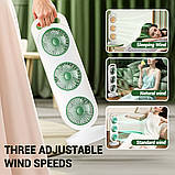 Перезаряджуваний настільний вентилятор LY-856 з USB і регулюванням потужності, фото 4
