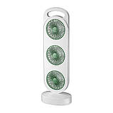 Перезаряджуваний настільний вентилятор LY-856 з USB і регулюванням потужності, фото 5