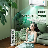 Перезаряджуваний настільний вентилятор LY-856 з USB і регулюванням потужності, фото 2