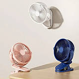 Настільний вентилятор із 3 турбінами, USB, поворотний на 360°, знімна решітка, для дому та офісу, фото 9