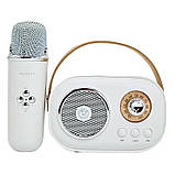 Дитячий бездротовий мікрофон-караоке C-20 з Bluetooth і вбудованою колонкою, фото 2