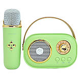Дитячий бездротовий мікрофон-караоке C-20 з Bluetooth і вбудованою колонкою, фото 3