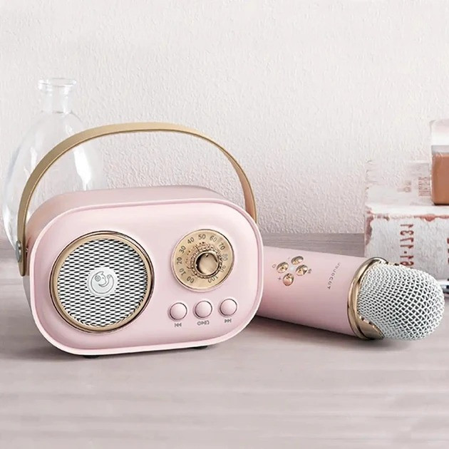 Дитячий бездротовий мікрофон-караоке C-20 з Bluetooth і вбудованою колонкою, фото 1