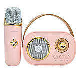 Дитячий бездротовий мікрофон-караоке C-20 з Bluetooth і вбудованою колонкою, фото 6