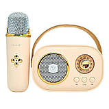 Дитячий бездротовий мікрофон-караоке C-20 з Bluetooth і вбудованою колонкою, фото 8