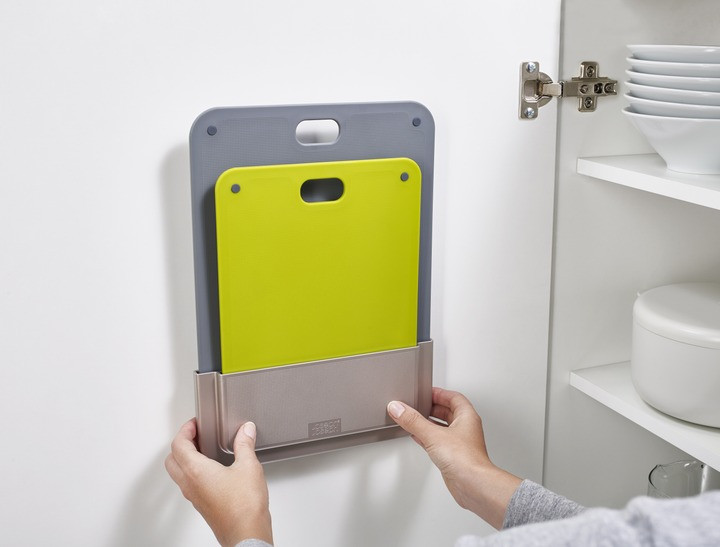 Набір обробних дощок Joseph Joseph з кріпленням і кейсом, двосторонні, фото 1