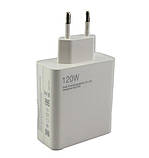 Мережевий зарядний пристрій на 120 Вт із роз'ємом USB Type-A, підтримка швидкого заряджання QC 3.0, фото 6