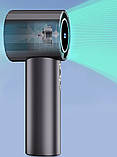 Мінівентилятор R2 з USB LED-дисплеєм 100 швидкостей акумулятор 1800 мА·год GS5, фото 6