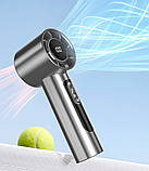 Мінівентилятор R2 з USB LED-дисплеєм 100 швидкостей акумулятор 1800 мА·год GS5, фото 10