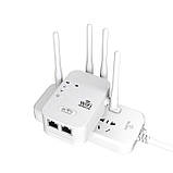 Підсилювач Wi-Fi сигналу 2.4 ГГц 300 Мбіт/с 4 антени режими AP WPS LAN, фото 10