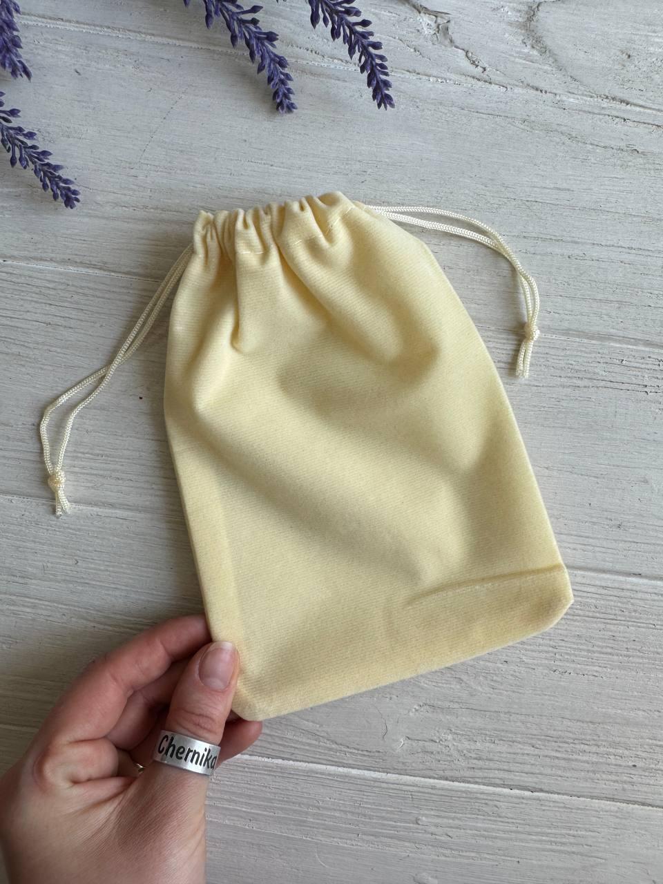 Мішечки велюрові 13*18 см, бежеві 50 шт, фото 1