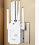 Дводіапазонний Wi-Fi репітер 2.4 5 ГГц 1200 Мбіт/с 6 антен RJ45 режим AP, фото 5
