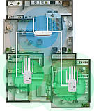 Дводіапазонний Wi-Fi репітер 2.4 5 ГГц 1200 Мбіт/с 6 антен RJ45 режим AP, фото 2