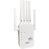 Дводіапазонний Wi-Fi репітер 2.4 5 ГГц 1200 Мбіт/с 6 антен RJ45 режим AP, фото 7