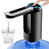 Електрична помпа Water Pump D18 1200 мА·год USB заряджання 600 мл для бутки 19 л, фото 3