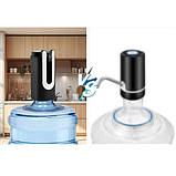 Електрична помпа Water Pump D18 1200 мА·год USB заряджання 600 мл для бутки 19 л, фото 4