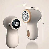 Акумуляторна машинка для видалення ковтунців JOYROOM JR-CY517 з LED-дисплеєм 6 лез, фото 6