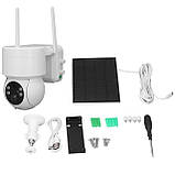 Wi-Fi PTZ камера відеоспостереження 4 МП акумулятор 7800 мА·год сонячна панель DUREVIN, фото 10