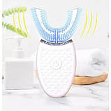 Ультразвукова зубна щітка електрична MAG-625 U-подібна силікон 4 режими таймер 360° чищення, фото 5