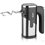 Міксер ручний RAF R.6630 300 Вт 5 швидкостей турбо вінчики гаки чорно-сірий, фото 6