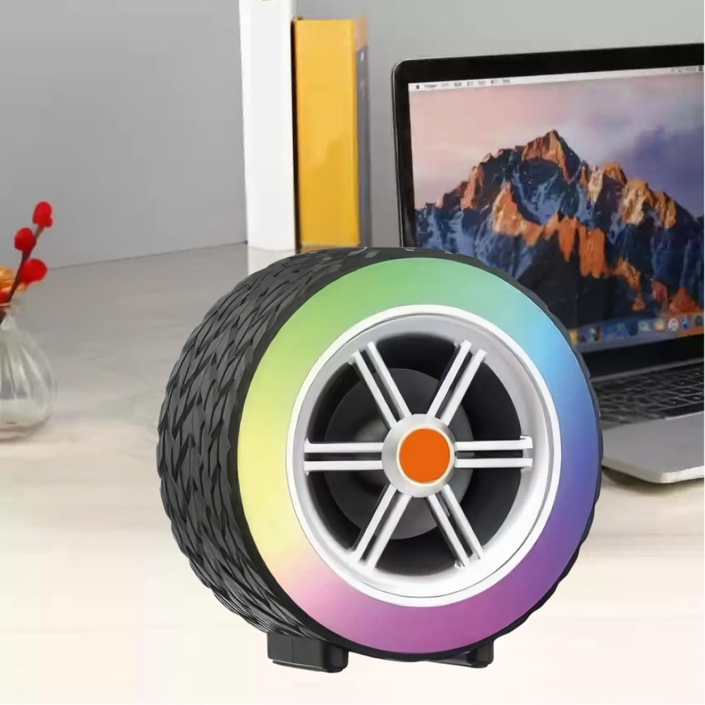 Bluetooth колонка портативна WSJAR L-024 RGB підсвітка 5 Вт TWS TF SD акумулятор 1200 мА·год, фото 1