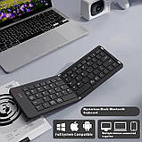 Клавіатура бездротова B023 розкладна 67 клавіш Eng Pyc 2.4G 280×92 мм чорна, фото 6