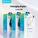 Бездротові накладні навушники MDR A36 CELEBRAT BT20 Bluetooth 5.3 до 12 годин роботи, фото 4