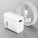 Адаптер USB з кабелем USB-C 200W заряджання для всіх пристроїв, фото 3