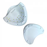 Лампа для нігтів SUN C6 LED UV 36 Вт таймер професійна лампа для манікюру гель-лак компактна, фото 5
