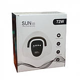Лампа для нігтів SUN C6 LED UV 36 Вт таймер професійна лампа для манікюру гель-лак компактна, фото 7