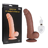 Фалоїмітатор із вібрацією USB SEDUCER 7", фото 7
