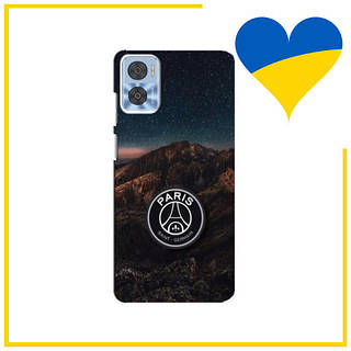 ФК ПСЖ Чехол для Motorola MOTO E22 / Чехлы PSG на MOTO E22