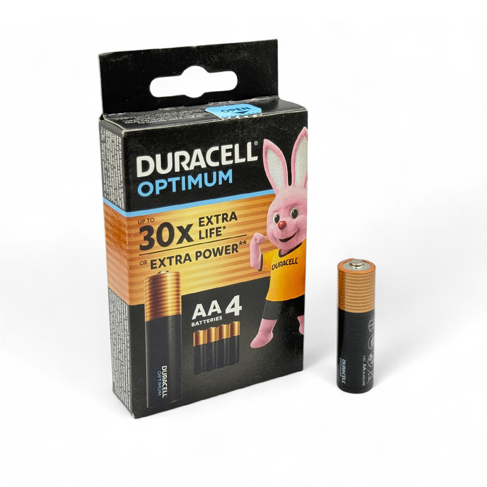 Батарейки AA / LR6 Duracell Optimum Alkaline (4шт.), фото 1