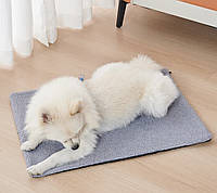 Самонагрівний килимок для собак і кішок Теплоїзол 60×45 см без електрики знімний чохол