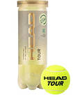 Тенісні м’ячі Head Tour All Court 3 шт | Преміум м’ячі для усіх типів кортів з покращенною видимістю, фото 2