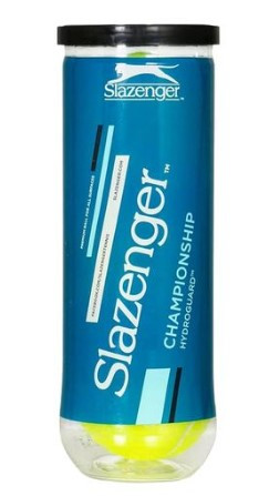 Тенісні м’ячі Slazenger Championship Hydroguard 3 шт | Водостійкі м’ячі для великого тенісуТенісні м’ячі Slazenger Championship (3, фото 1