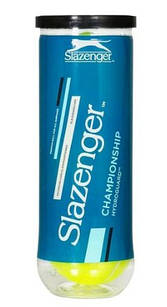 Тенісні м’ячі Slazenger Championship Hydroguard 3 шт | Водостійкі м’ячі для великого тенісуТенісні м’ячі Slazenger Championship (3