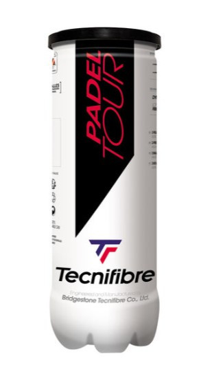 М'ячі для падел тенісу Tecnifibre Padel tour 3 balls, фото 1