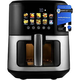 Аерофритюрниця ProfiCook PC-FR 1286H 6,5 л з кольоровим дисплеєм, 9 програм, 1700 Вт