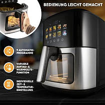 Аерофритюрниця ProfiCook PC-FR 1286H 6,5 л з кольоровим дисплеєм, 9 програм, 1700 Вт, фото 4