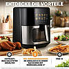 Аерофритюрниця ProfiCook PC-FR 1286H 6,5 л з кольоровим дисплеєм, 9 програм, 1700 Вт, фото 6