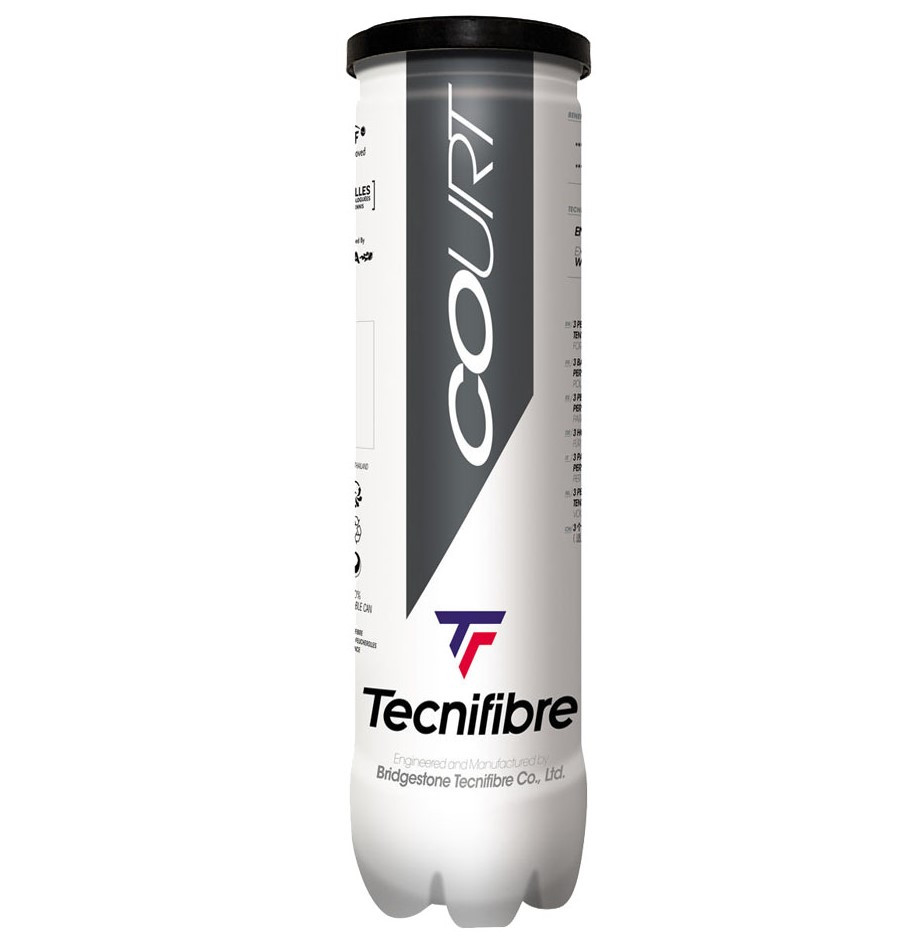 М'ячі для тенісу Tecnifibre Court 4 ball, фото 1