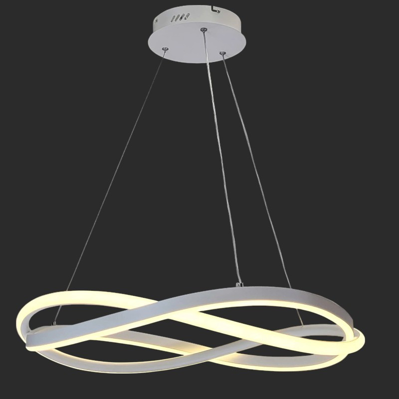 Стильна підвісна LED-люстра Art 2463/800 WH, фото 1
