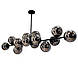 Довга люстра з кулями цоколь Е27 Art 3010/14L BK, фото 3