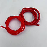 Силіконова трубка для монтажу оснастки на СОМА 2x5мм 1м, Кембрик для повідка на сома, фото 2