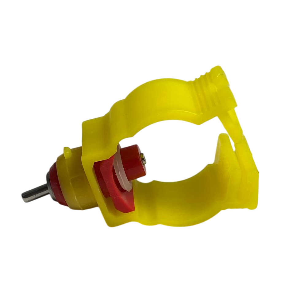 Поїлка ніпельна C2 (360°) для курей, курчат, перепелів, індиків і бройлерів, фото 1