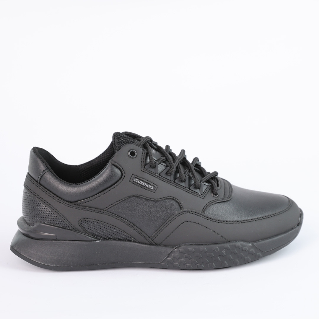 Кросівки чоловічі шкіряні 587942 Чорні, фото 1